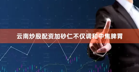 云南炒股配资加砂仁不仅调和中焦脾胃
