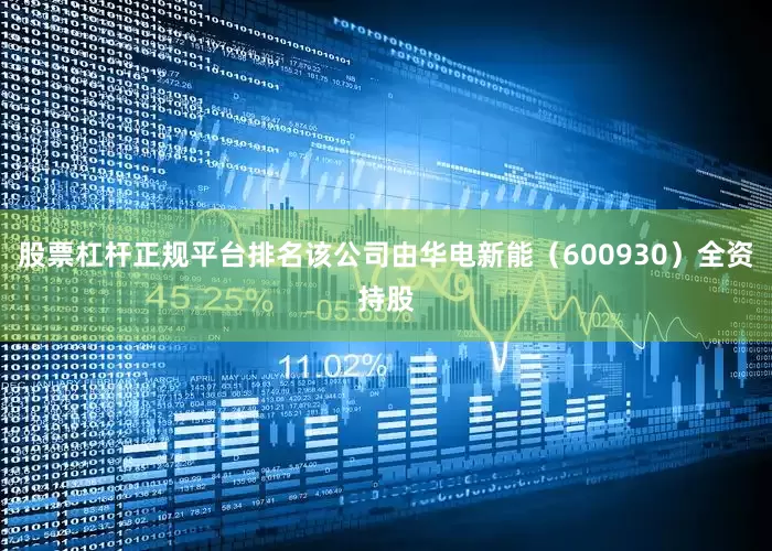 股票杠杆正规平台排名该公司由华电新能（600930）全资持股