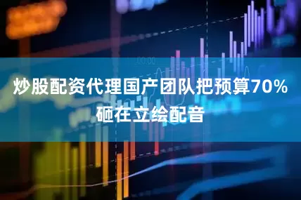 炒股配资代理国产团队把预算70%砸在立绘配音