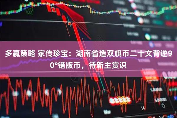 多赢策略 家传珍宝：湖南省造双旗币二十文背逆90°错版币，待新主赏识